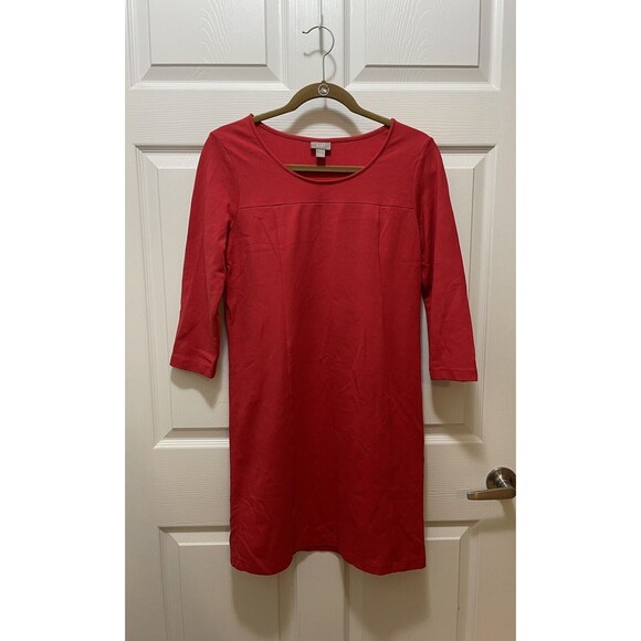 J. Jill Dresses & Skirts - J. Jill Women's 3/4 Sleeve Dress Size S Petite Red